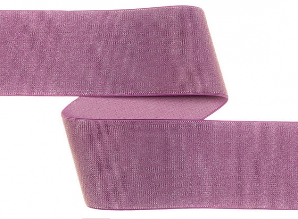 Gummiband - Velours Elastic - 40 mm - altrosa